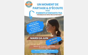 Temps de partage et d'écoute pour parents d'enfants TSA