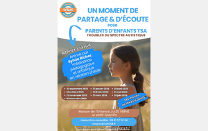Temps d'échanges autour des TSA, une fois par mois (décembre 25)