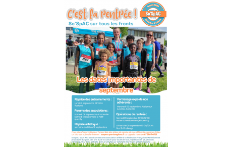 Les dates importantes de la rentrée 2025