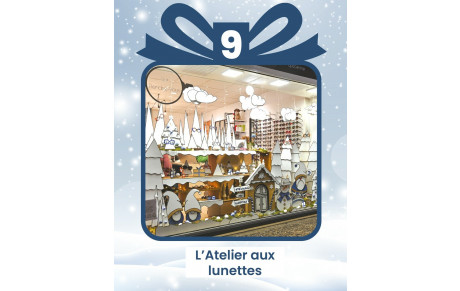 Votez pour notre vitrine de Noel : MAJ : Notre vitrine l'emporte, merci à vous pour les votes et merci à l'Atelier aux Lunettes pour la confiance !!!